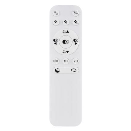Globo - Ventoinha de teto LED com regulação LED/40W/230V 3000-6500K + comando