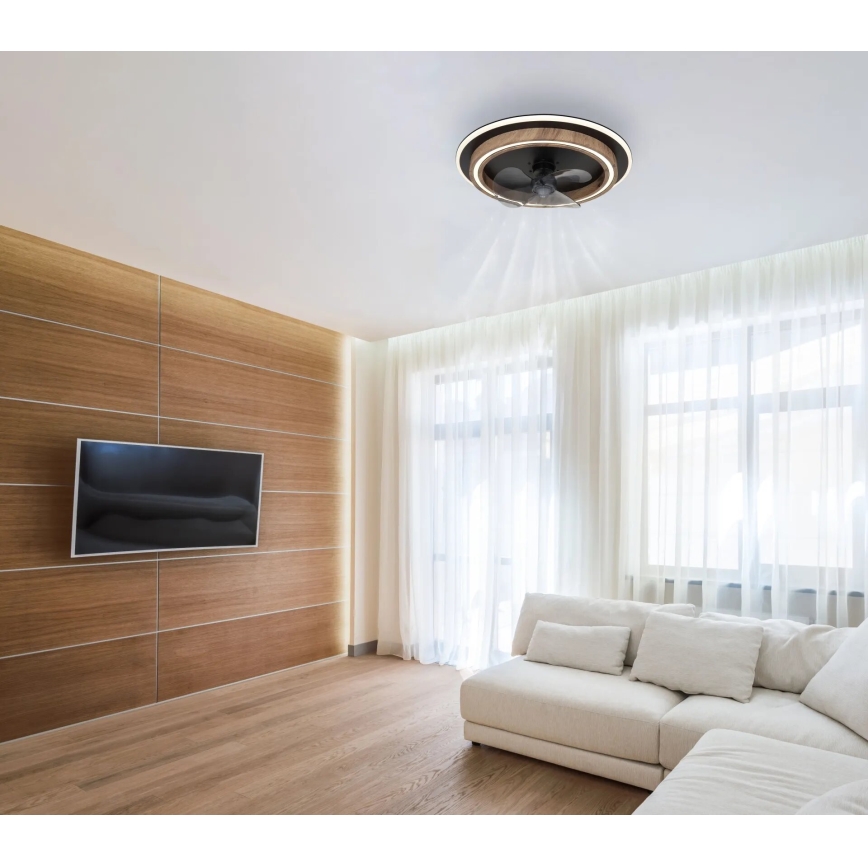 Globo - Ventoinha de teto LED com regulação LED/32W/230V 2700-6500K + comando