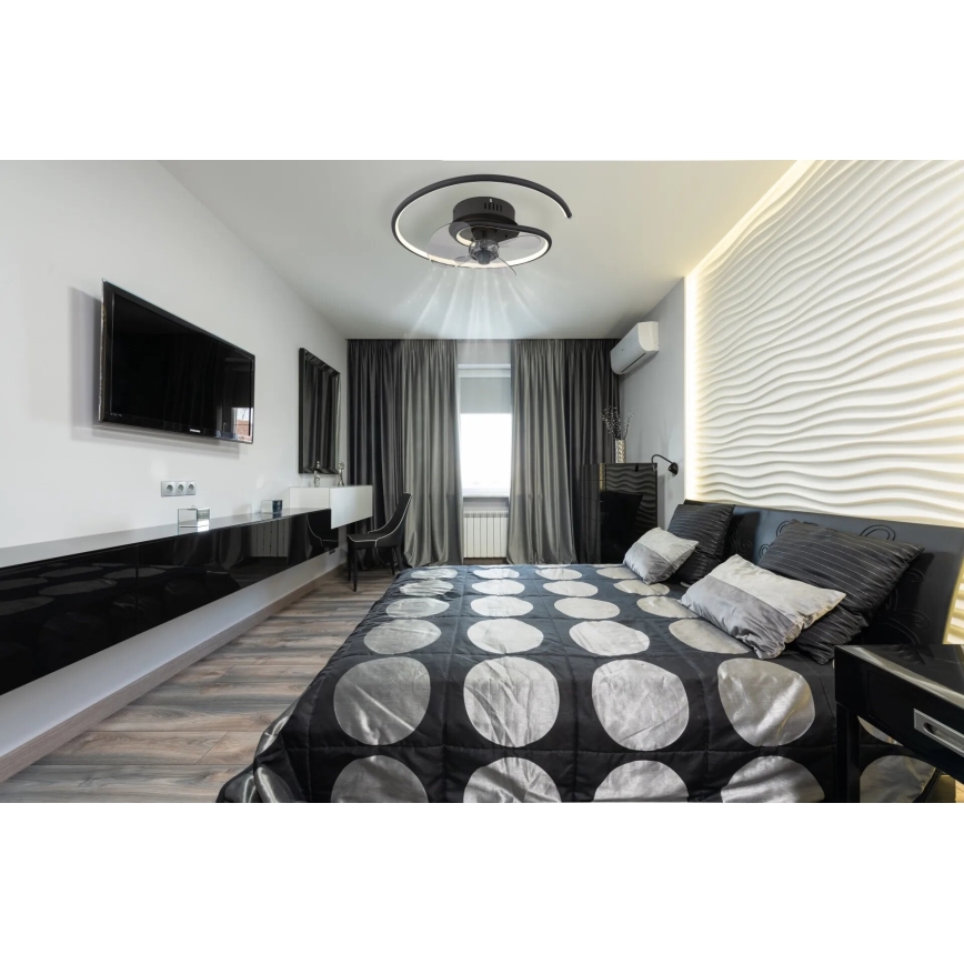 Globo - Ventilador de teto LED regulável LED/30W/230V 2700-6500K + controlo remoto