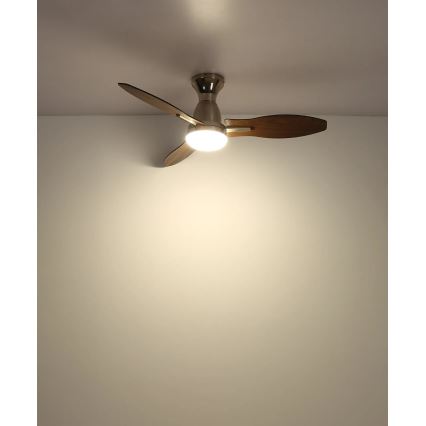 Globo - Ventoinha de teto LED com regulação LED/22W/230V 3000/4500/6000K + comando