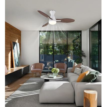 Globo - Ventoinha de teto LED com regulação LED/22W/230V 3000/4500/6000K + comando