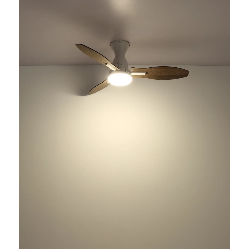 Globo - Ventoinha de teto LED com regulação LED/22W/230V 3000/4500/6000K + comando