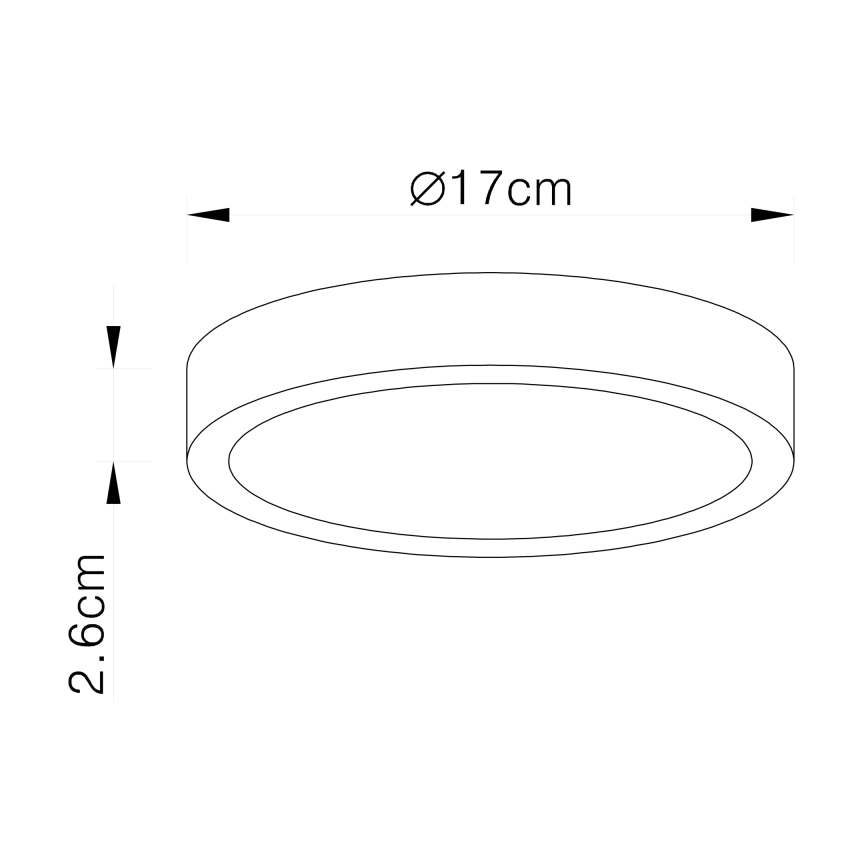 Globo 12364-22 - Iluminação de teto LED com regulação LED/22W/230V