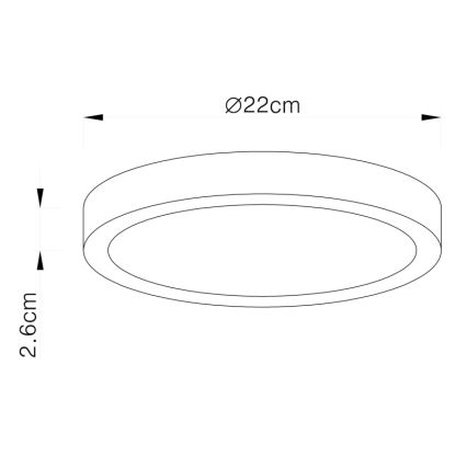 Globo - Iluminação de teto LED LED/28W/230V