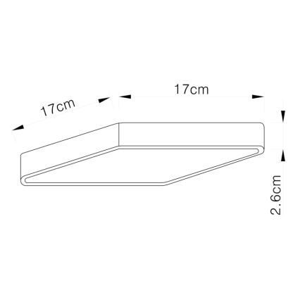 Globo - Luz de teto LED LED/22W/230V