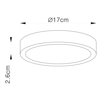 Globo - Iluminação de teto LED com regulação LED/22W/230V