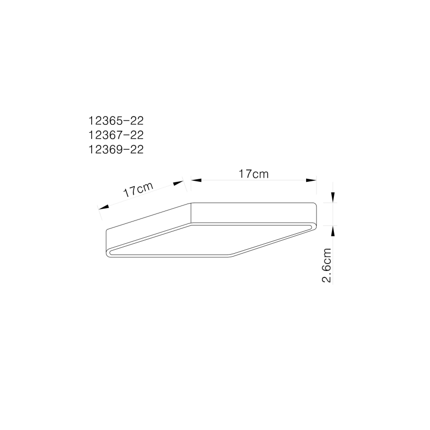 Globo - Luz de teto LED LED/22W/230V