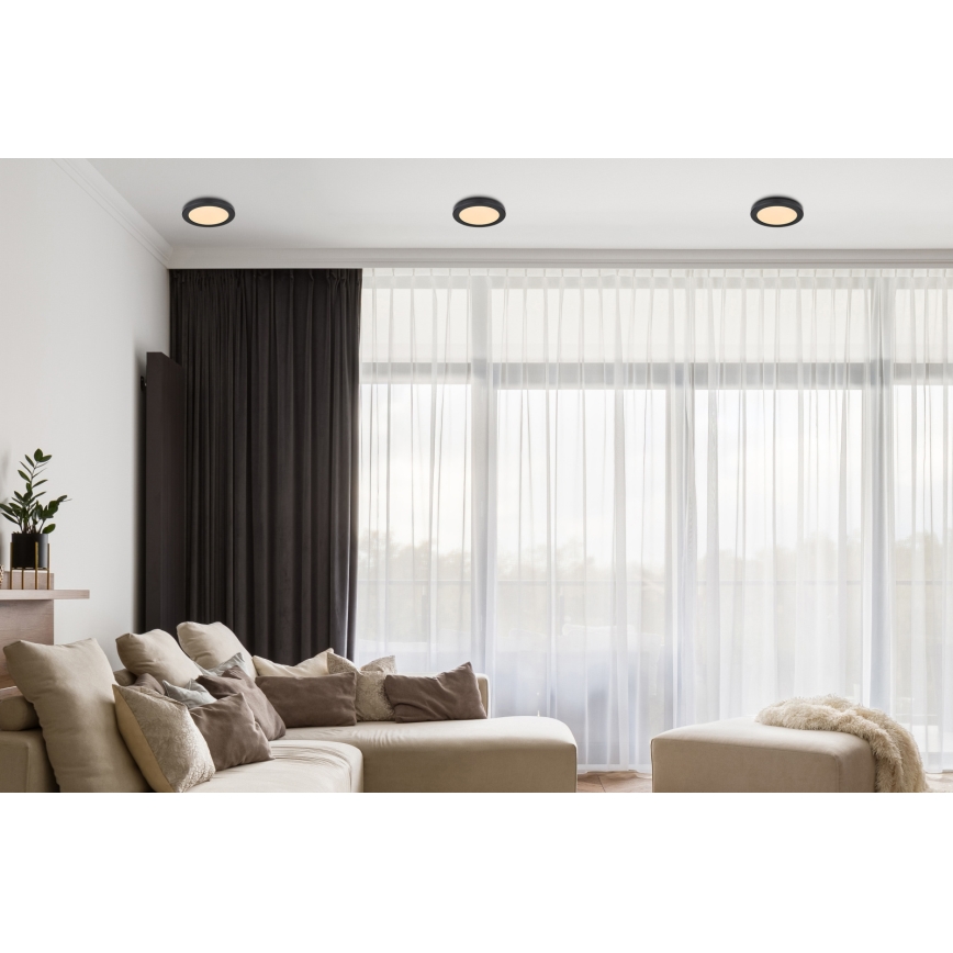 Globo - Iluminação de teto LED LED/18W/230V 3000/4000/6500K preto