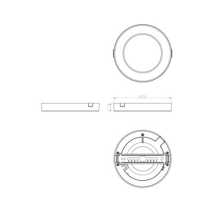 Globo - Iluminação de teto LED LED/6W/230V 3000/4000/6500K branco