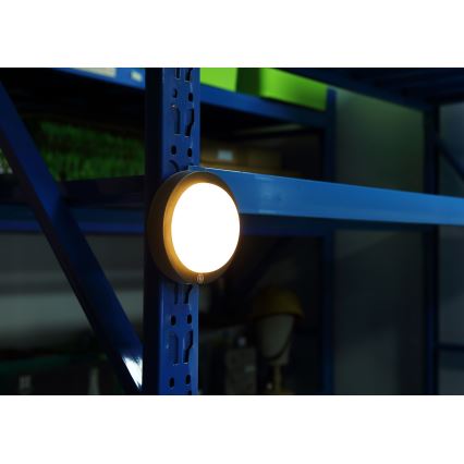 Globo - Iluminação de parede tátil LED LED/1,2W/3,7V diâmetro 15 cm 1800 mAh preto