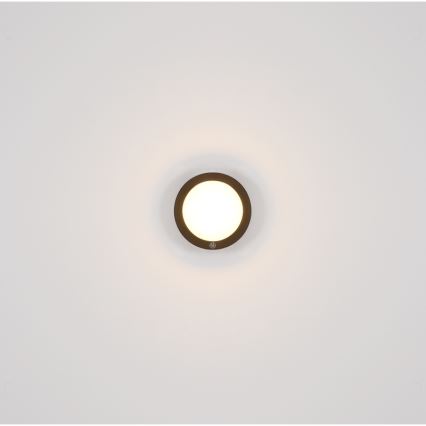 Globo - Iluminação de parede tátil LED LED/1,2W/3,7V diâmetro 15 cm 1800 mAh preto