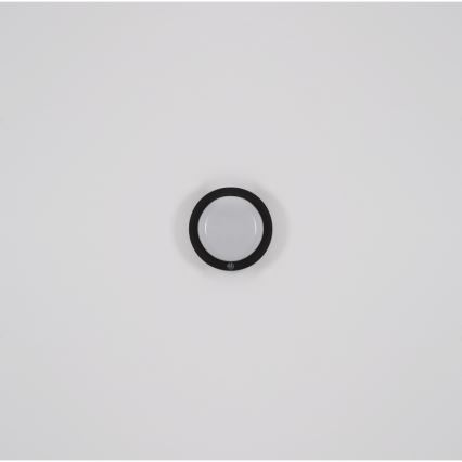 Globo - Iluminação de parede tátil LED LED/1,2W/3,7V diâmetro 15 cm 1800 mAh preto