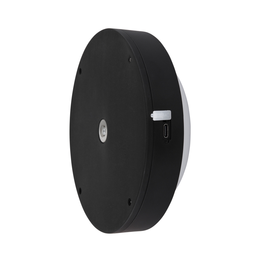 Globo - Iluminação de parede tátil LED LED/1,2W/3,7V diâmetro 15 cm 1800 mAh preto