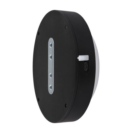 Globo - Iluminação de parede tátil LED LED/1,2W/3,7V diâmetro 15 cm 1800 mAh preto