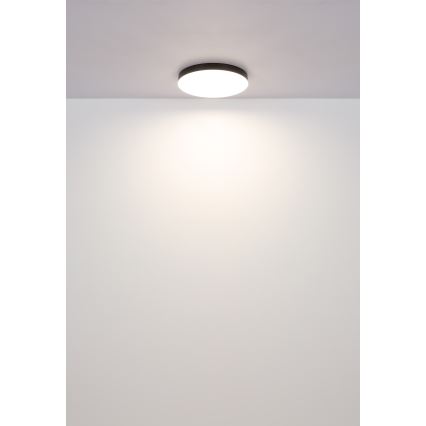 Globo - Iluminação de teto LED LED/50W/230V 3000K/4000K/6500K diâmetro 50 cm preto