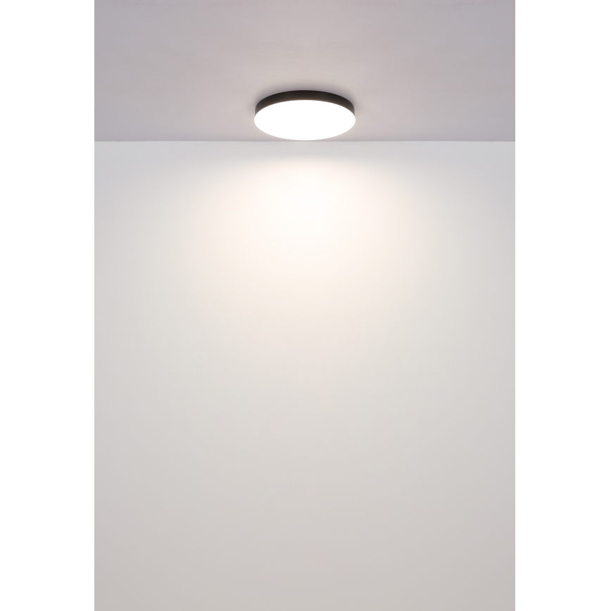 Globo - Iluminação de teto LED LED/50W/230V 3000K/4000K/6500K diâmetro 50 cm preto