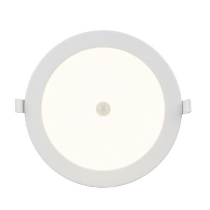 Globo - Foco de encastrar LED de casa de banho com sensor 1xLED/18W/230V IP44