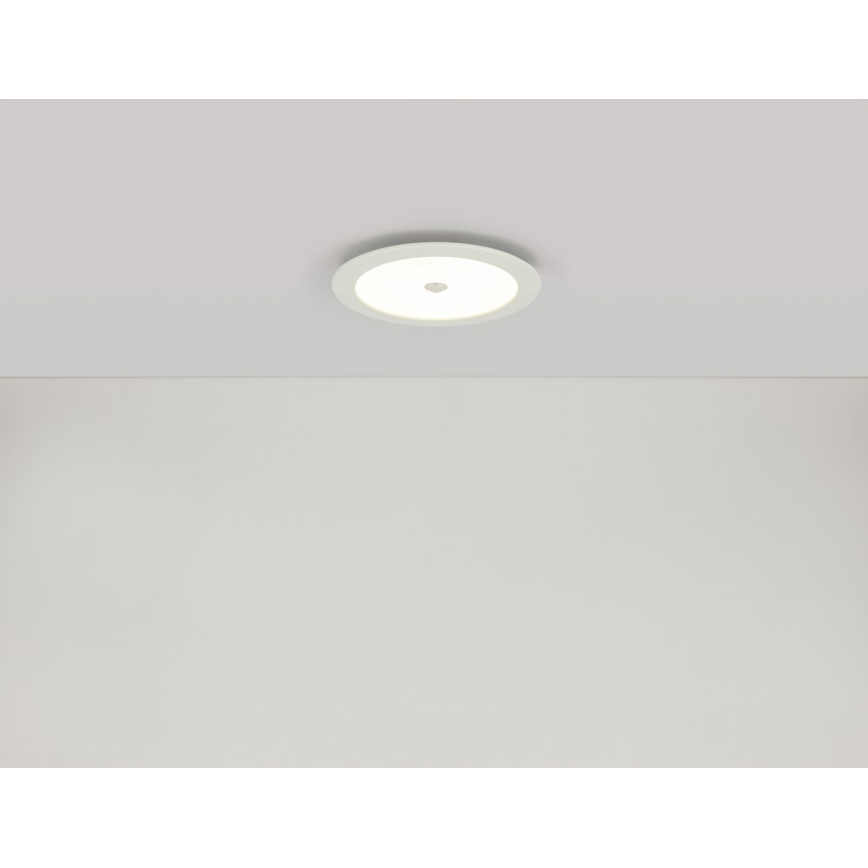 Globo - Foco de encastrar LED de casa de banho com sensor 1xLED/18W/230V IP44
