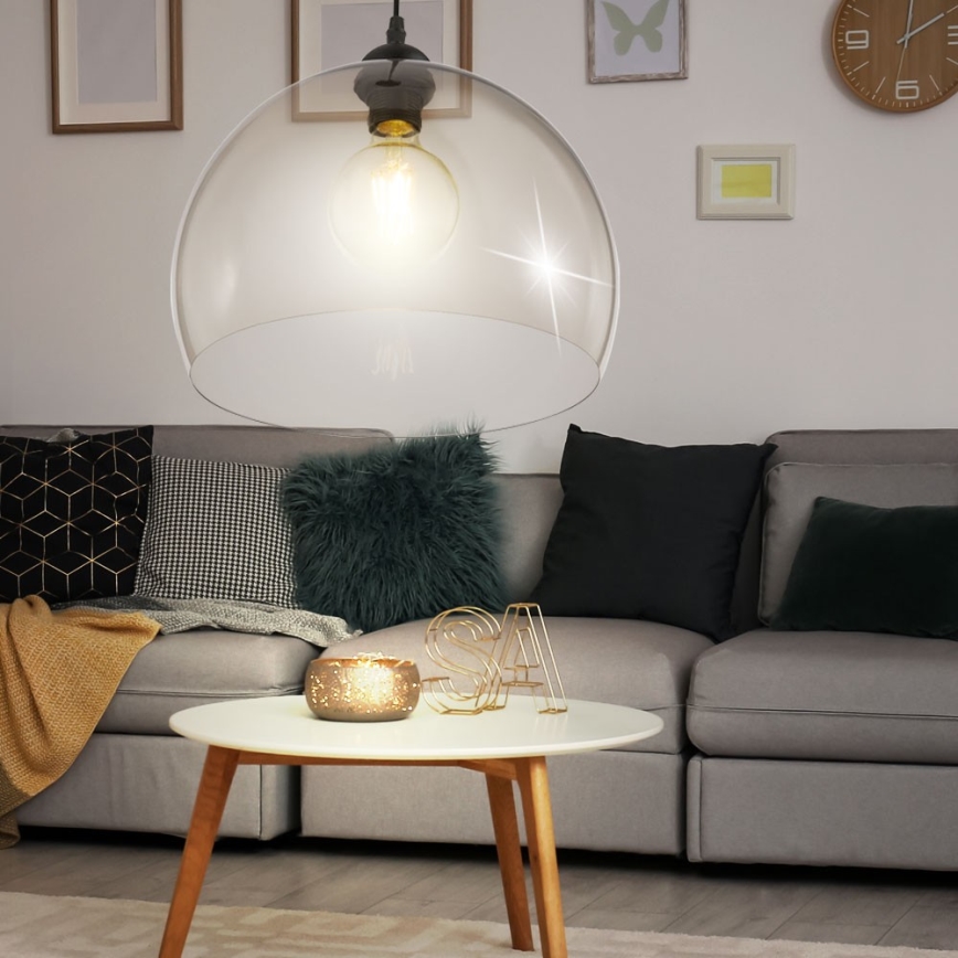 GLOBO 14002H1 - Candelabro num fio CERSEI 1xE27/60W/230V