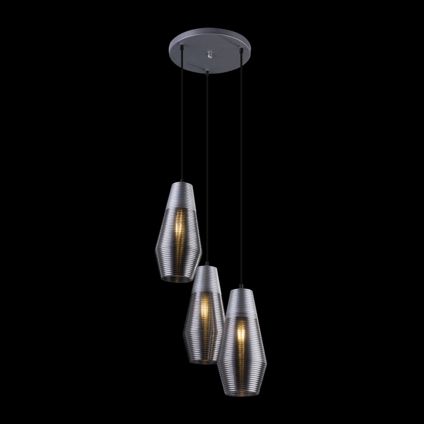 Globo - Candelabro suspenso 3xE27/60W/230V