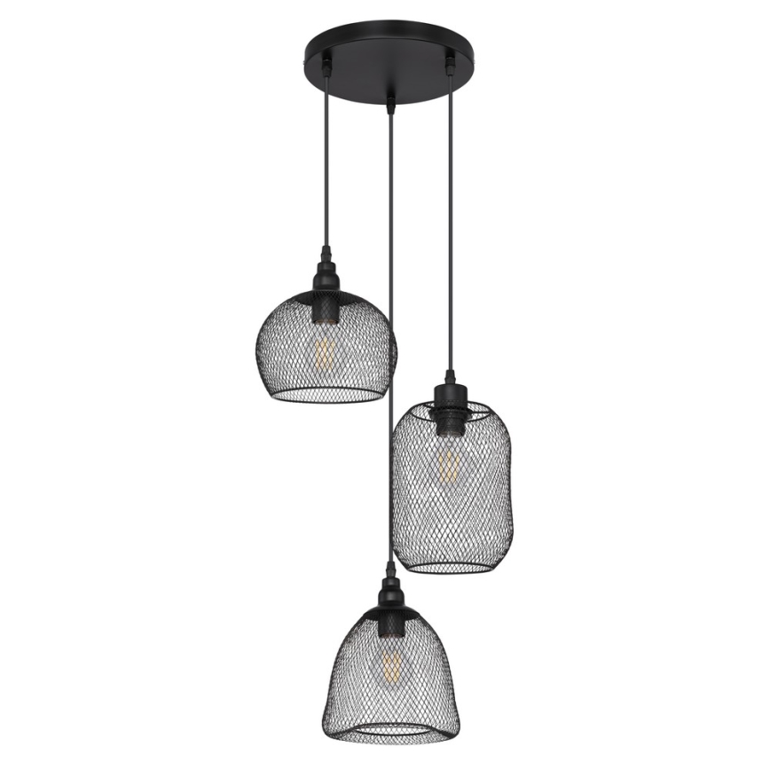 Globo - Candelabro num fio 3xE27/60W/230V