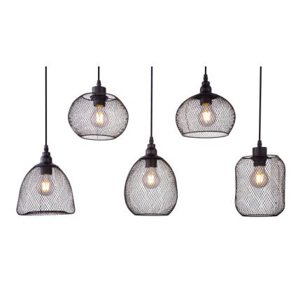 Globo - Candelabro suspenso 5xE27/60W/230V