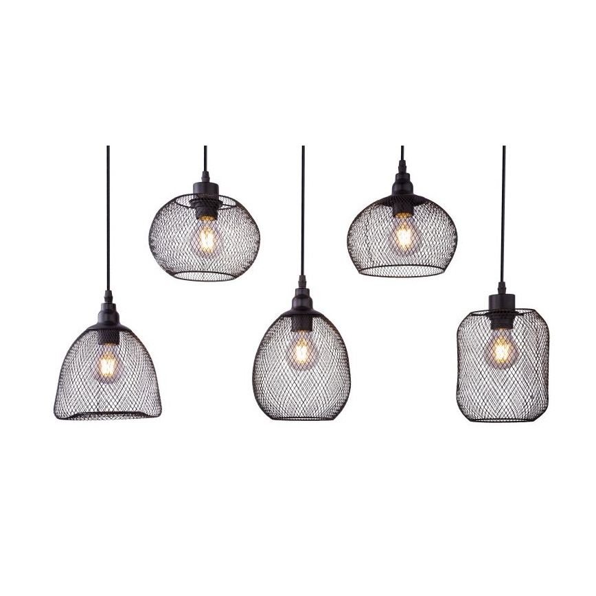 Globo - Candelabro suspenso 5xE27/60W/230V