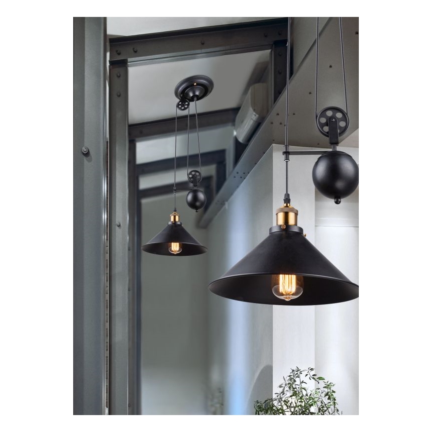 Globo - Candelabro suspenso 1xE27/60W/230V