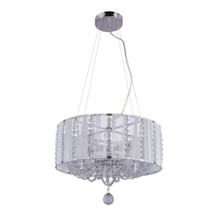 Globo - Candelabro suspenso de cristal 4xE14/40W/230V