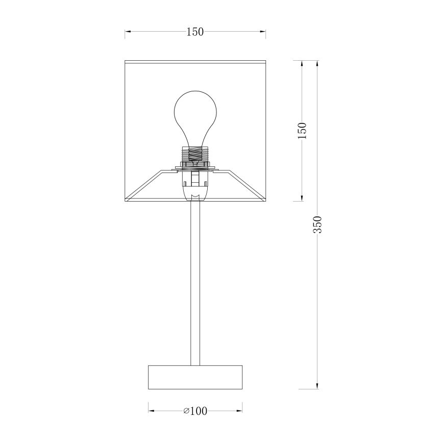 Globo - Lâmpada de mesa 1xE14/40W/230V