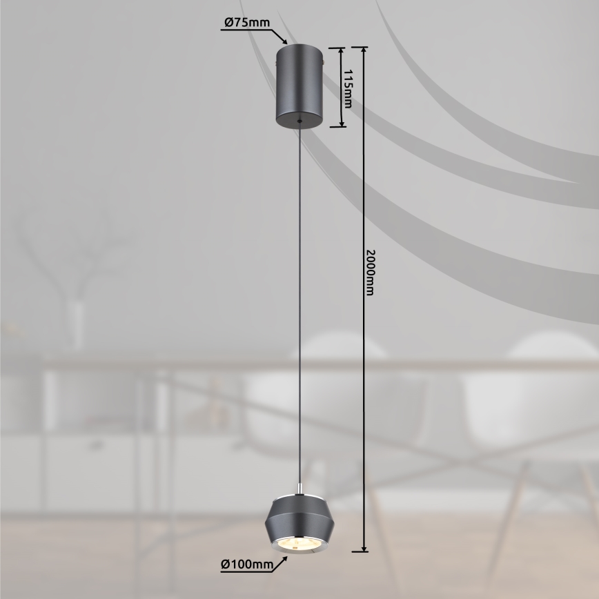 Globo - Candeeiro suspenso LED LED/6W/230V