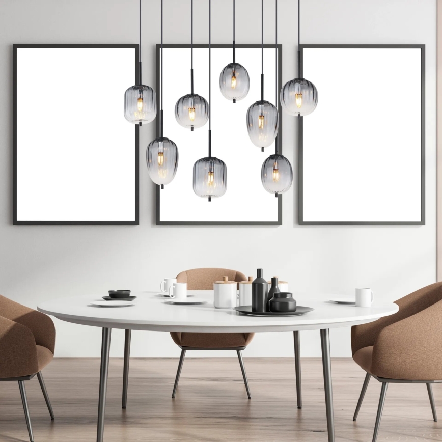 Globo - Candeeiro suspenso 8xE14/40W/230V