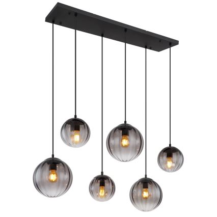 Globo - Candeeiro suspenso 6xE27/60W/230V