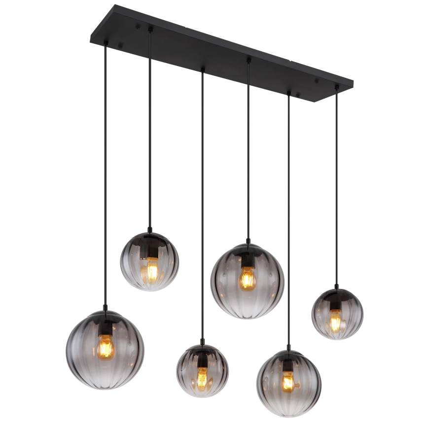 Globo - Candeeiro suspenso 6xE27/60W/230V