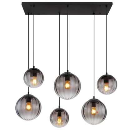 Globo - Candeeiro suspenso 6xE27/60W/230V