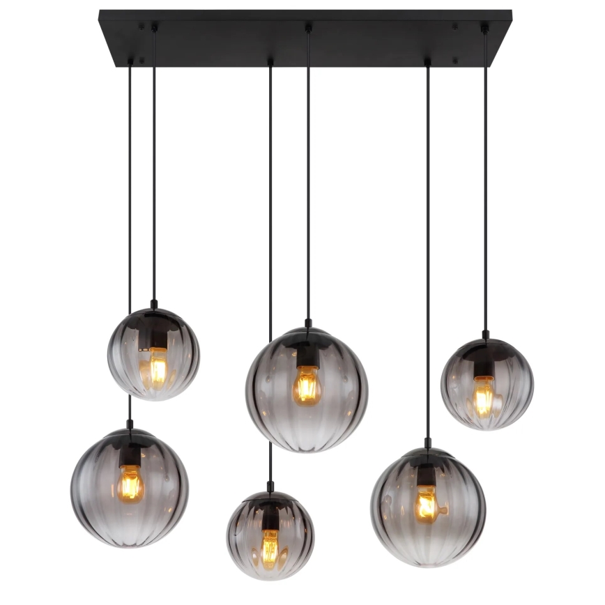 Globo - Candeeiro suspenso 6xE27/60W/230V