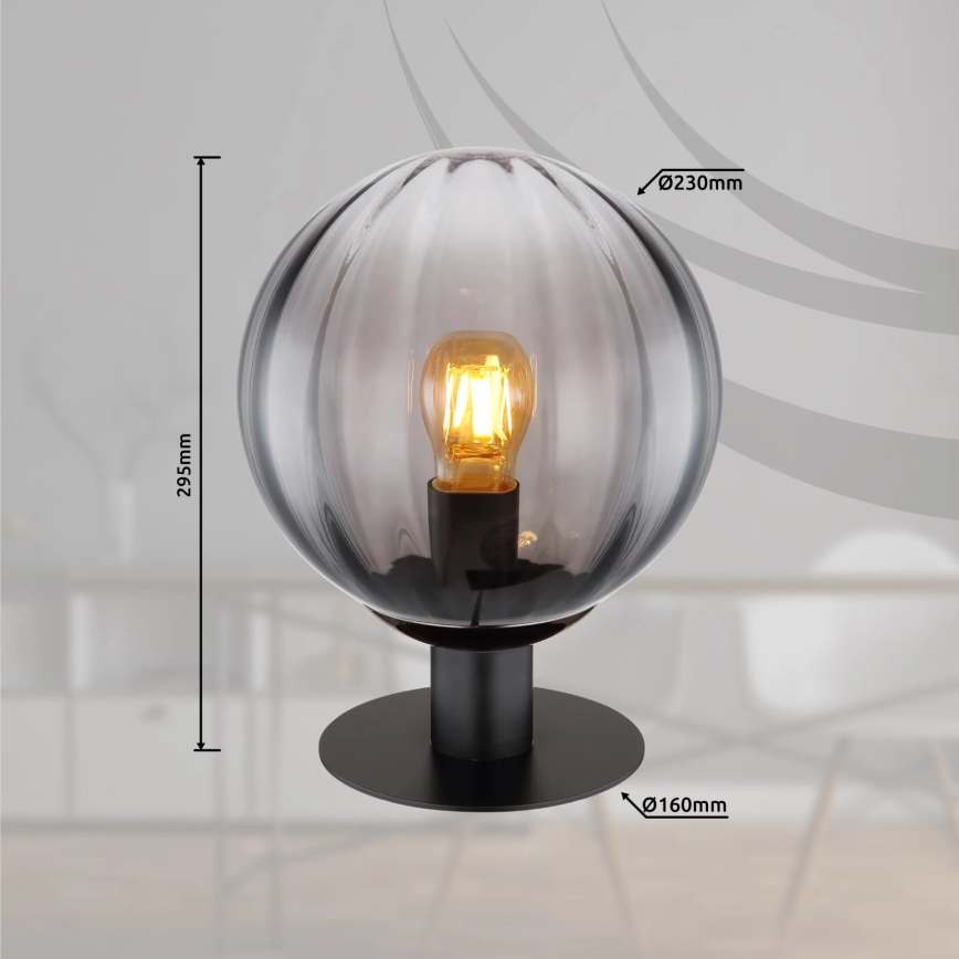 Globo - Candeeiro de mesa 1xE27/12W/230V