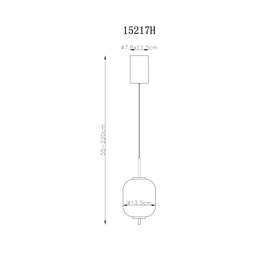 Globo - Candeeiro suspenso LED LED/7W/230V