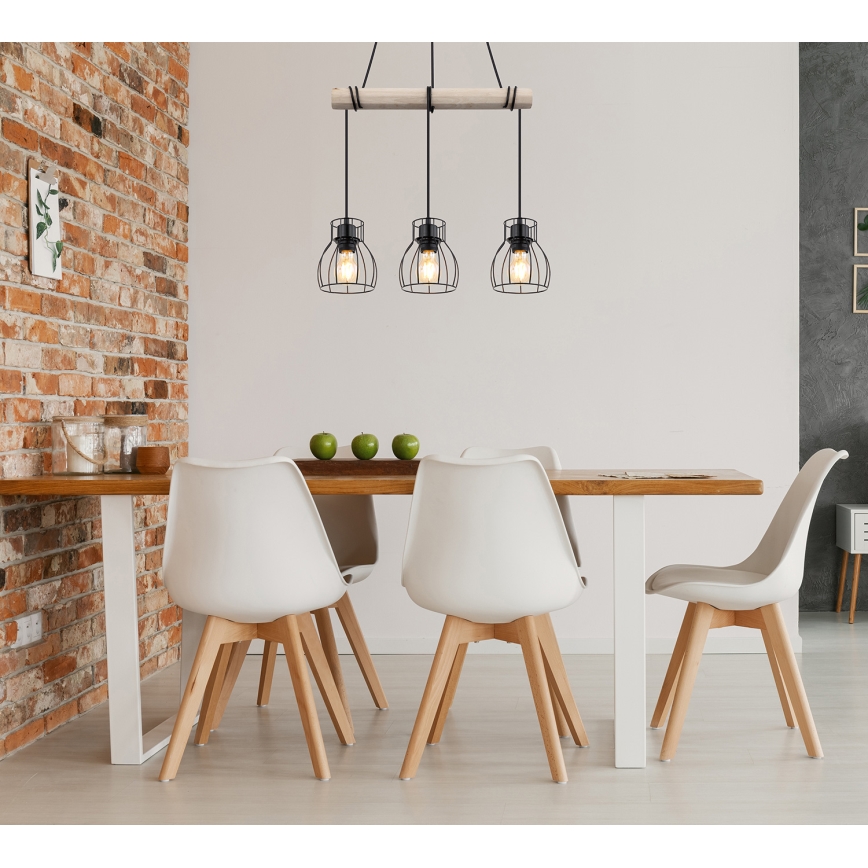 Globo - Candeeiro suspenso 3xE27/40W/230V