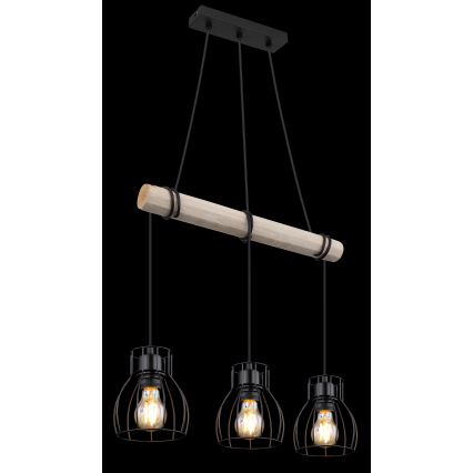 Globo - Candeeiro suspenso 3xE27/40W/230V