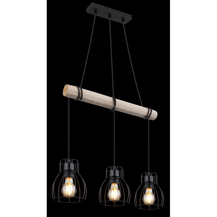 Globo - Candeeiro suspenso 3xE27/40W/230V