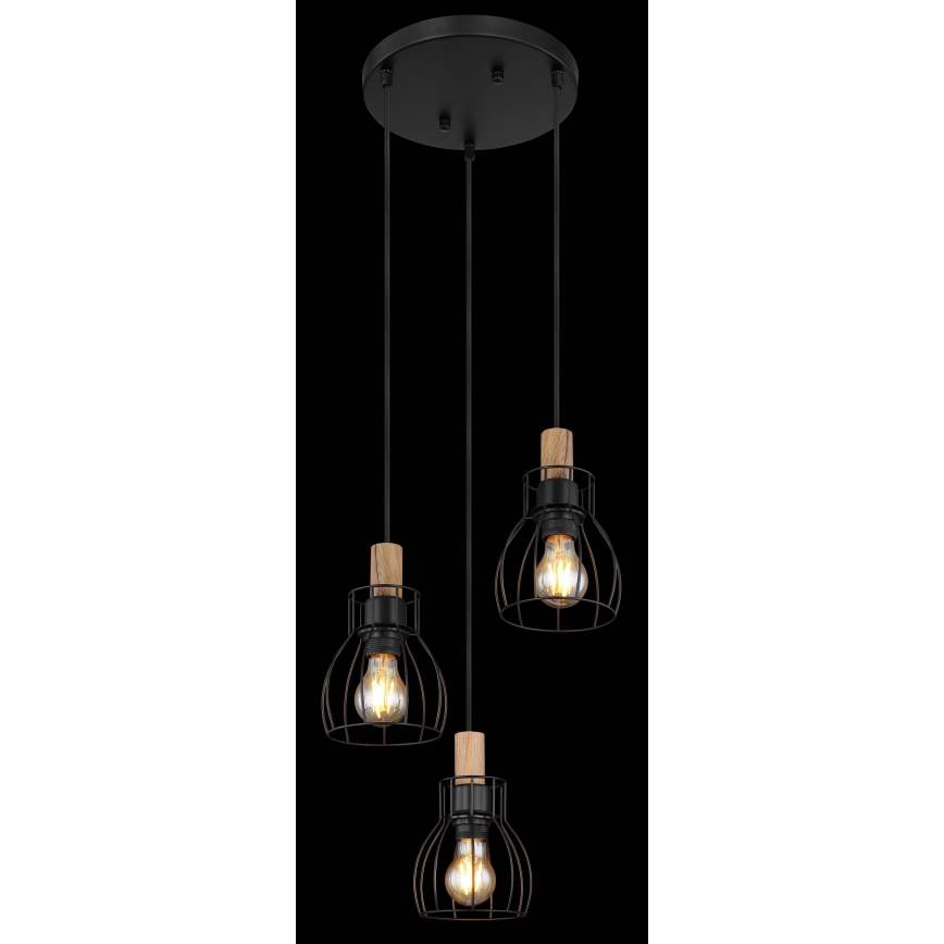 Globo - Candeeiro suspenso 3xE27/40W/230V