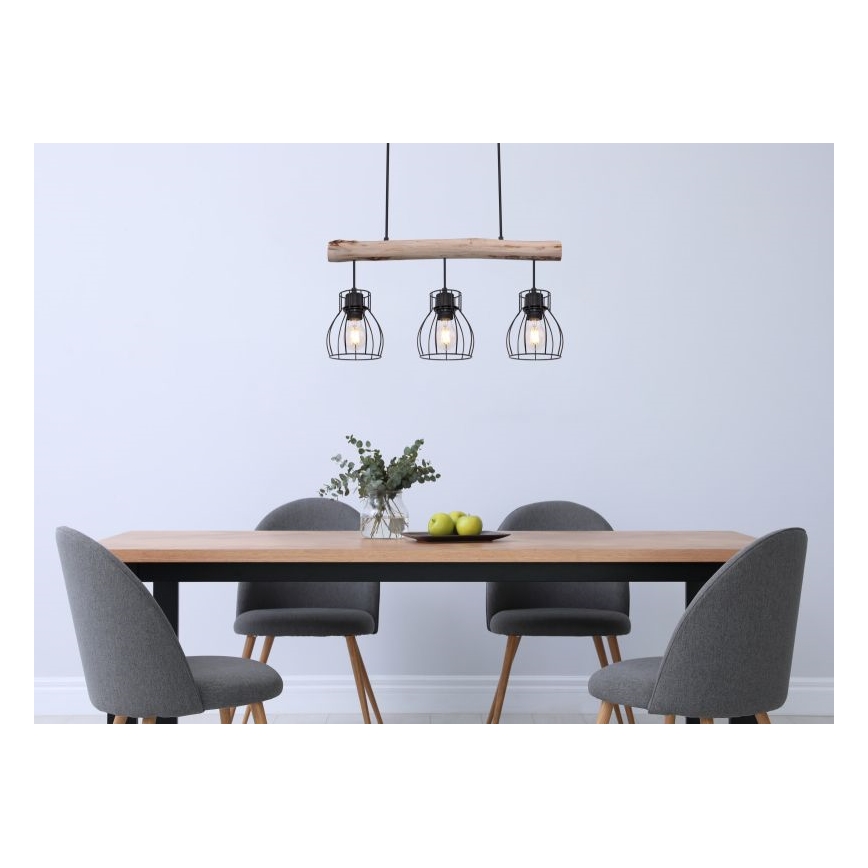 Globo - Candelabro num fio 3xE27/40W/230V
