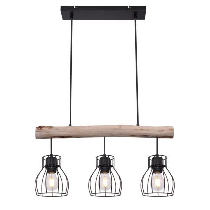 Globo - Candelabro num fio 3xE27/40W/230V