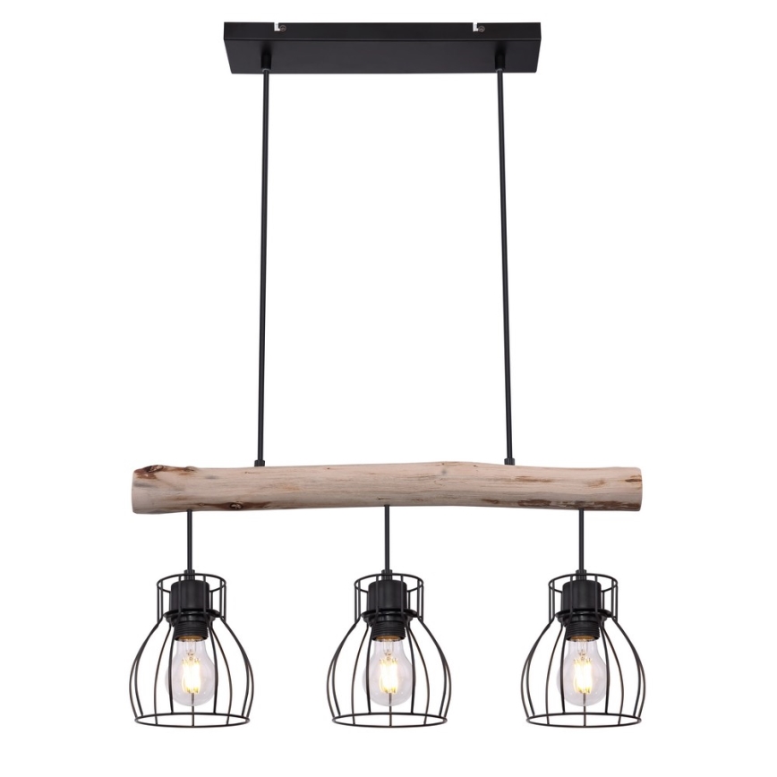Globo - Candelabro num fio 3xE27/40W/230V