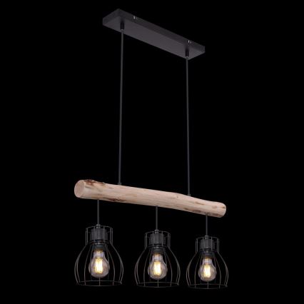 Globo - Candelabro num fio 3xE27/40W/230V