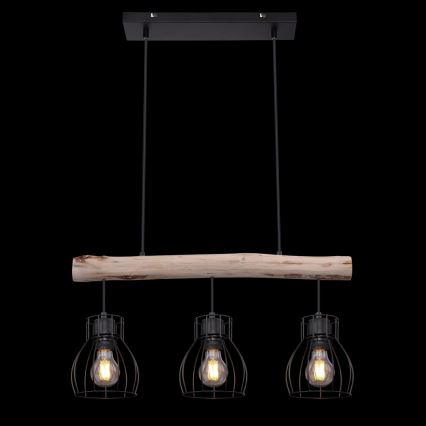 Globo - Candelabro num fio 3xE27/40W/230V