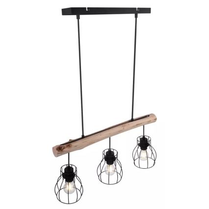 Globo - Candelabro num fio 3xE27/40W/230V