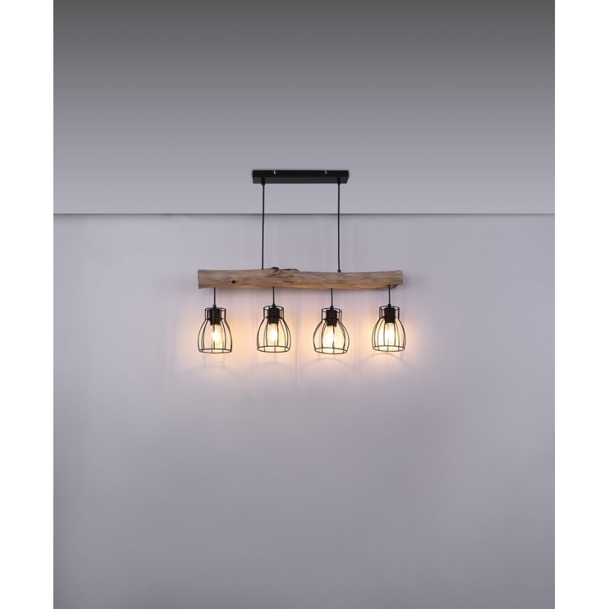 Globo - Candelabro suspenso 4xE27/40W/230V