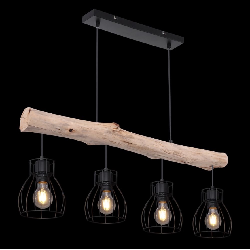 Globo - Candelabro suspenso 4xE27/40W/230V